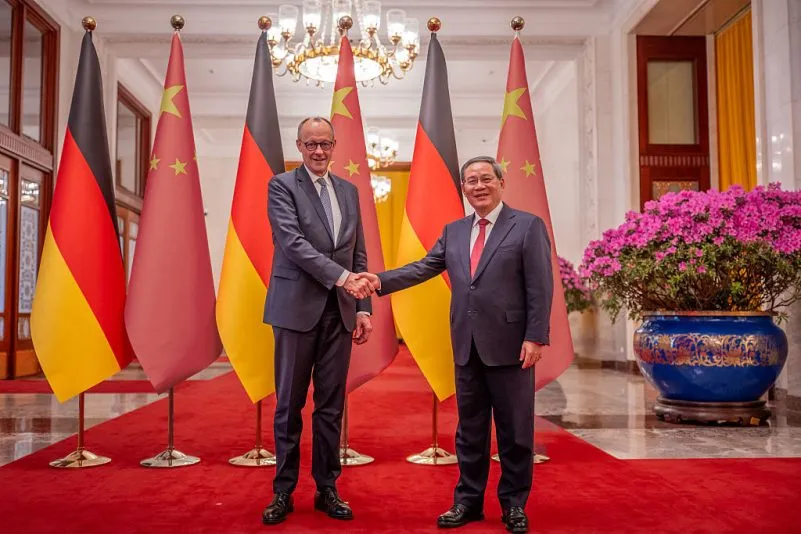 Merz llega a China: la fortaleza europea como base para la política hacia Pekín