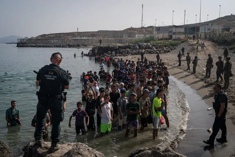 «Podría ser un arma híbrida»: el sindicato policial alemán pide medidas tras la crisis de Ceuta